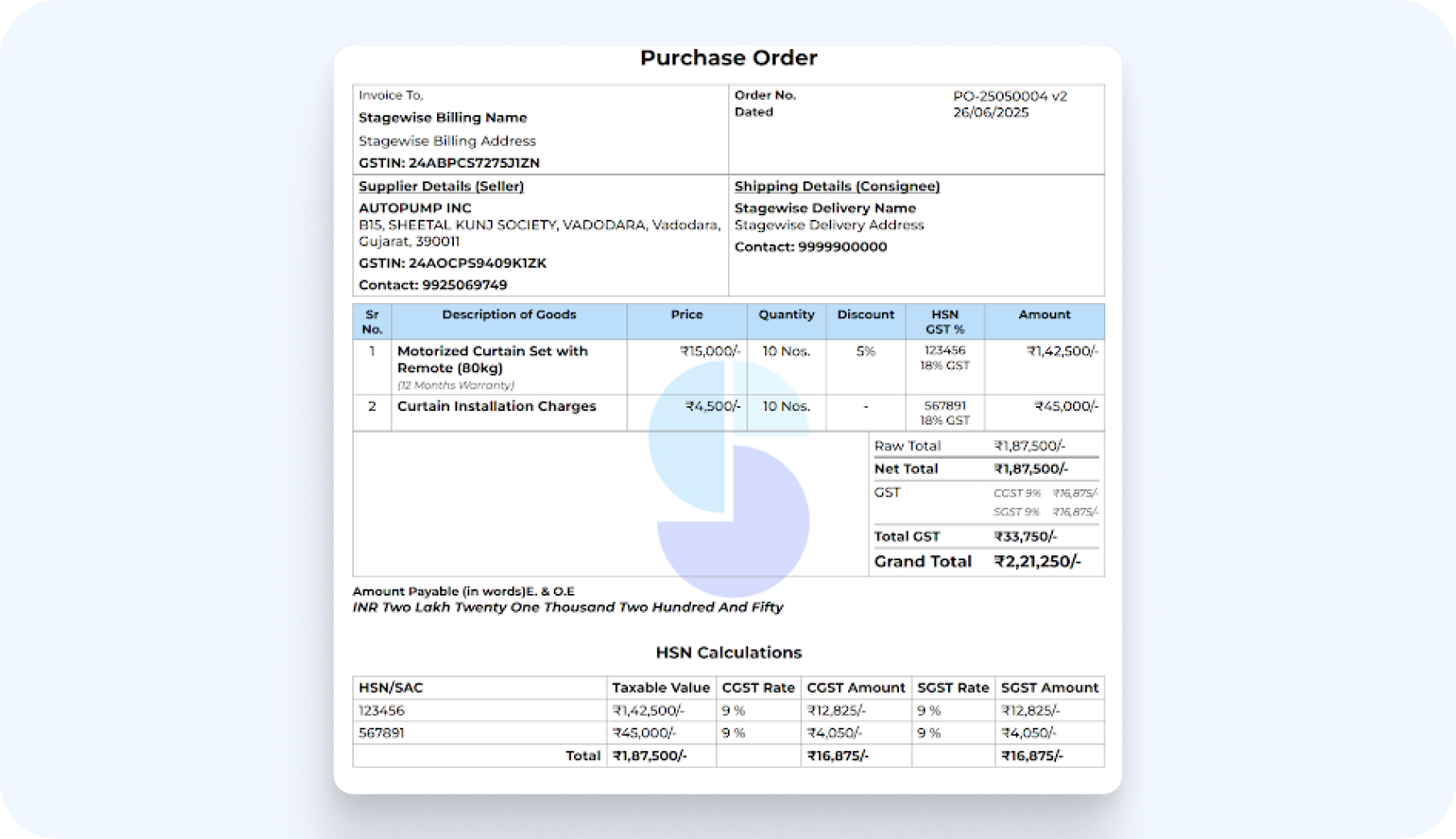 Purchase Order