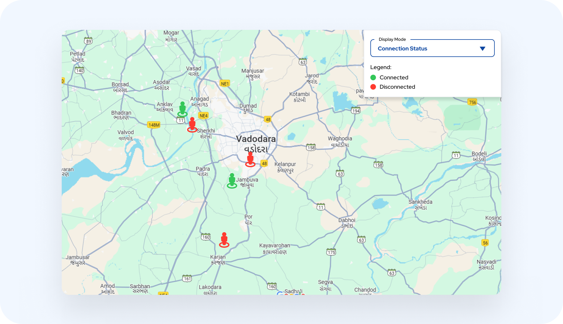 Field Management Tasks with Geolocation